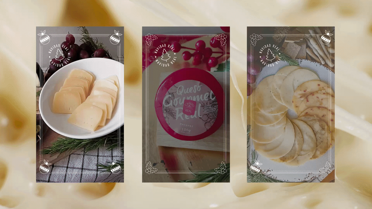 Campo Real – historias de Instagram con recetas de queso