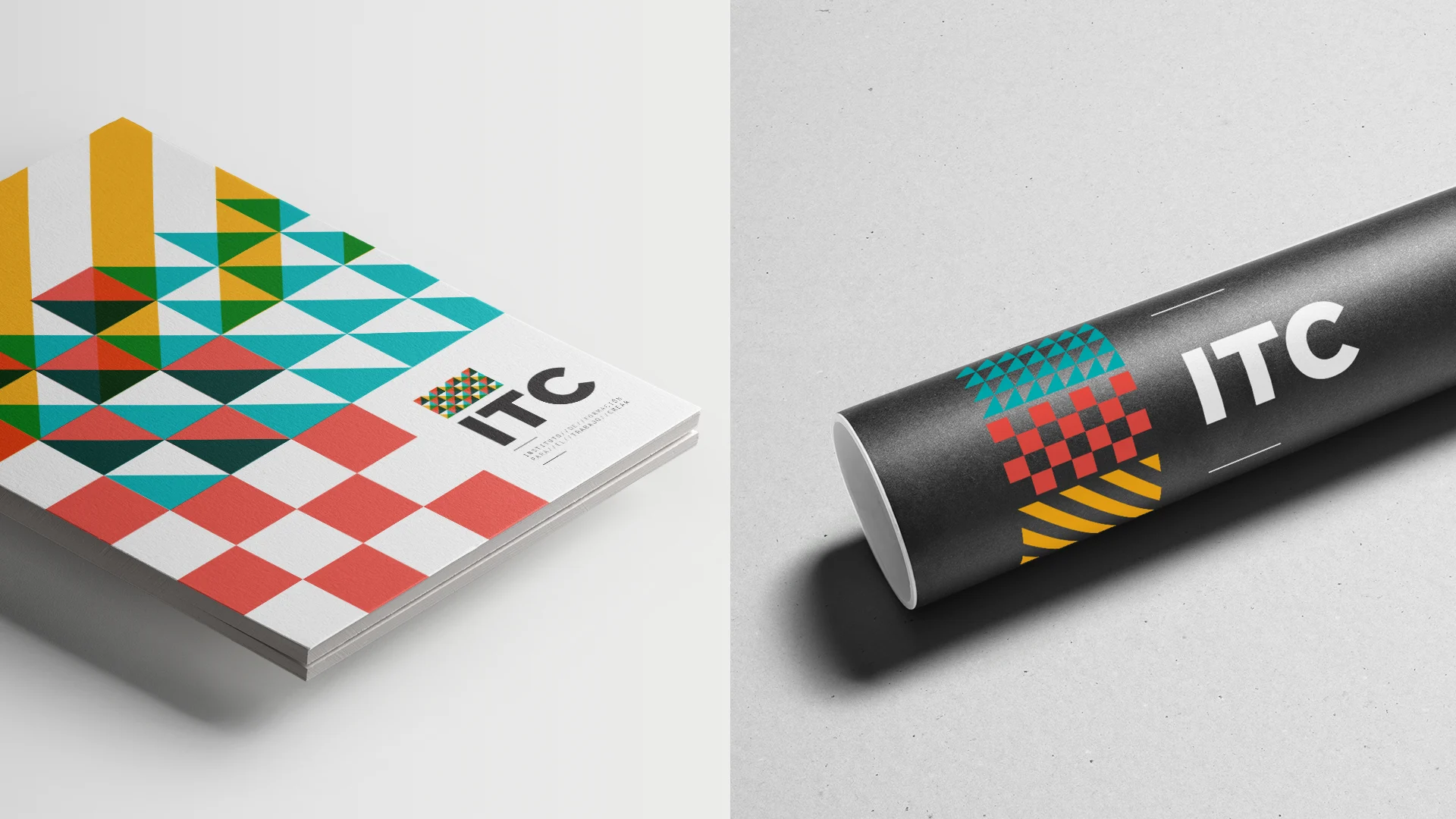 ITC – carpeta y bolígrafo con la identidad