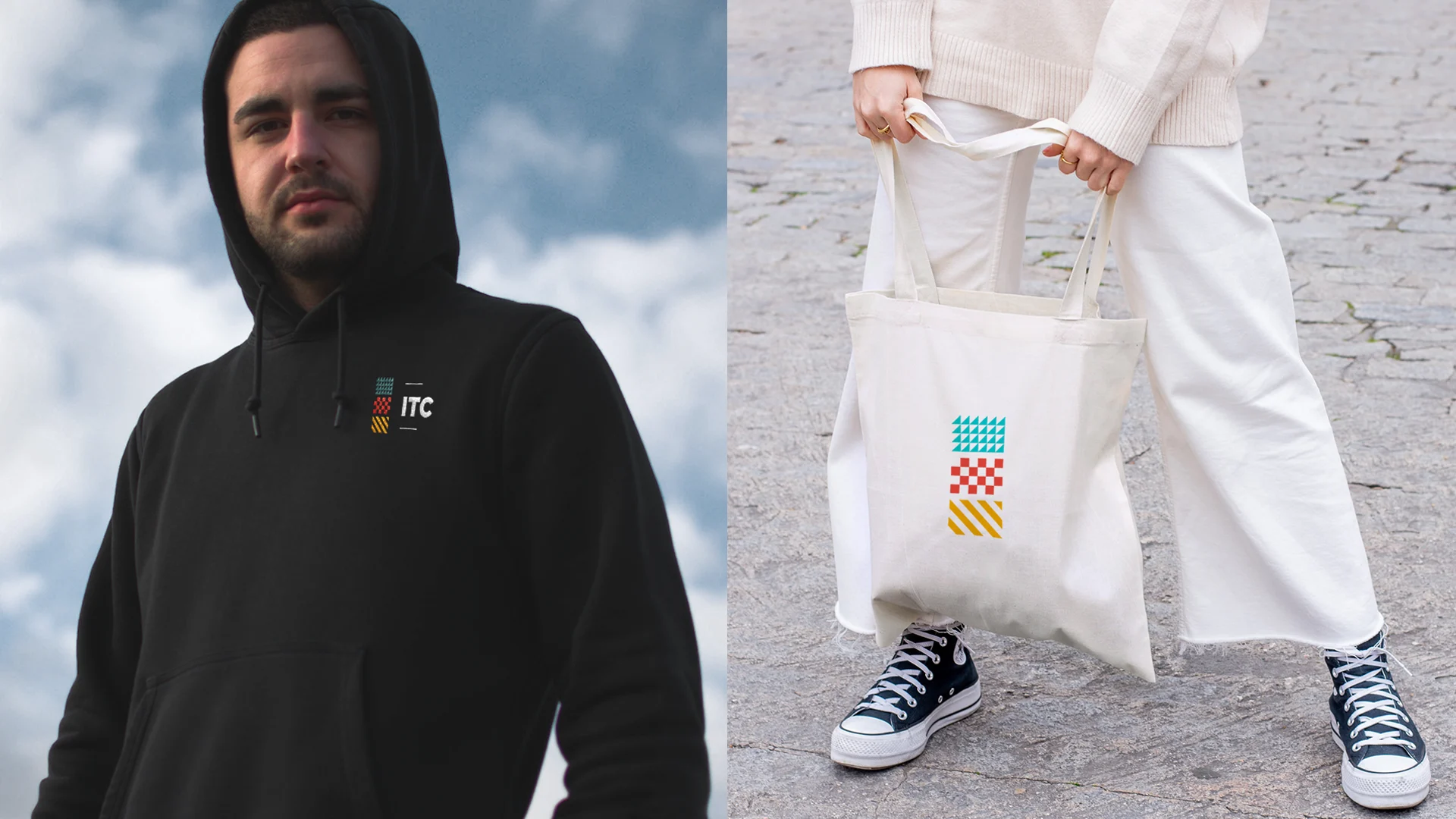 ITC – hoodie y tote bag con la identidad