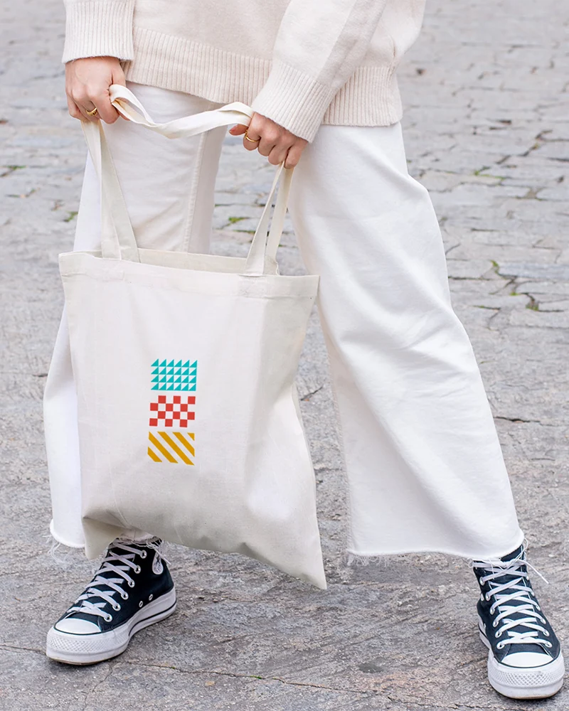ITC – tote bag con el patrón de la marca