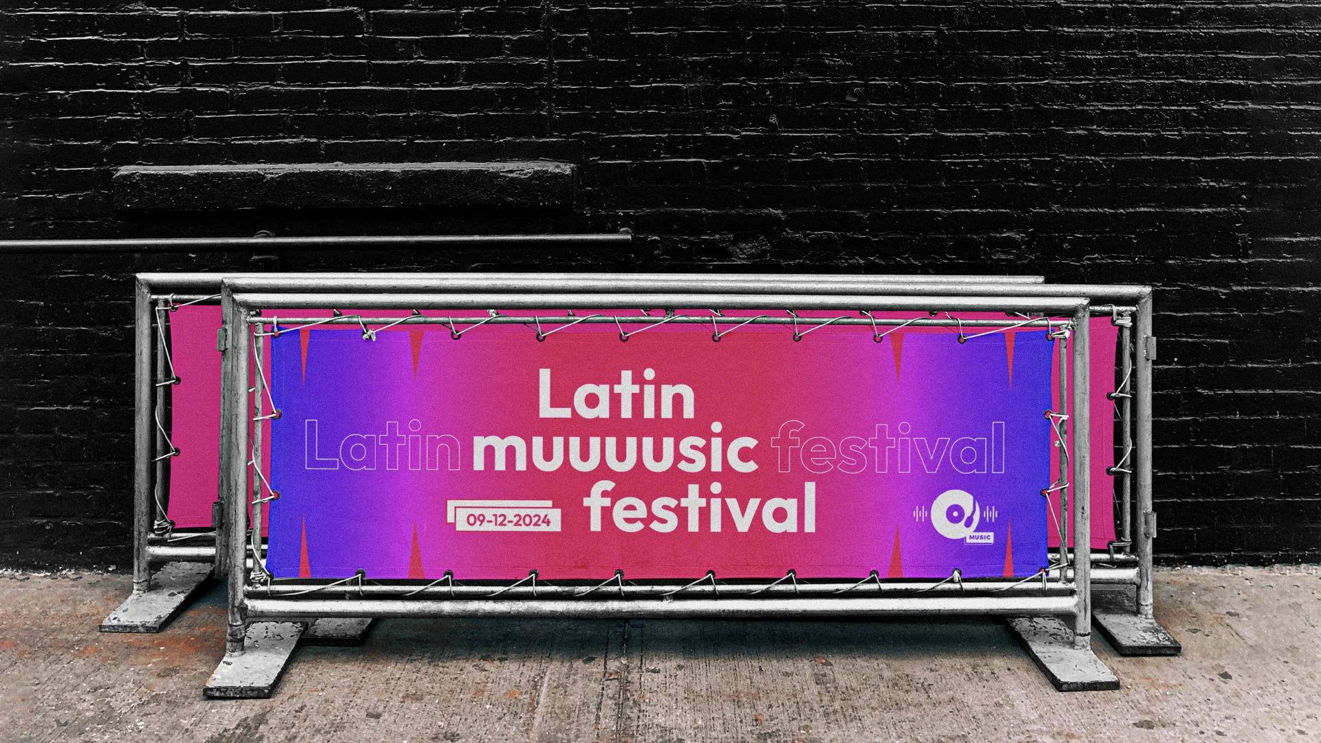 Latido Music – valla del Latin Music Festival
