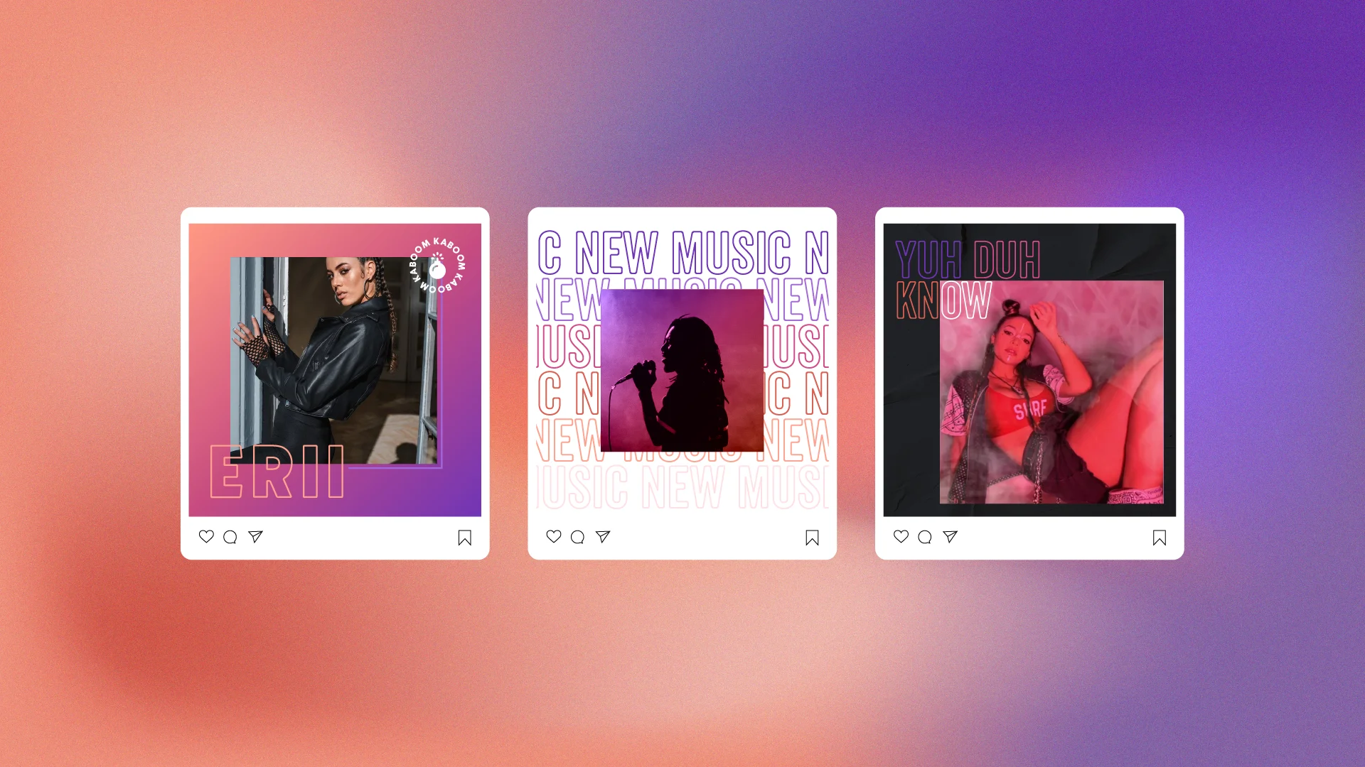 Paraíso Music – piezas para redes sociales