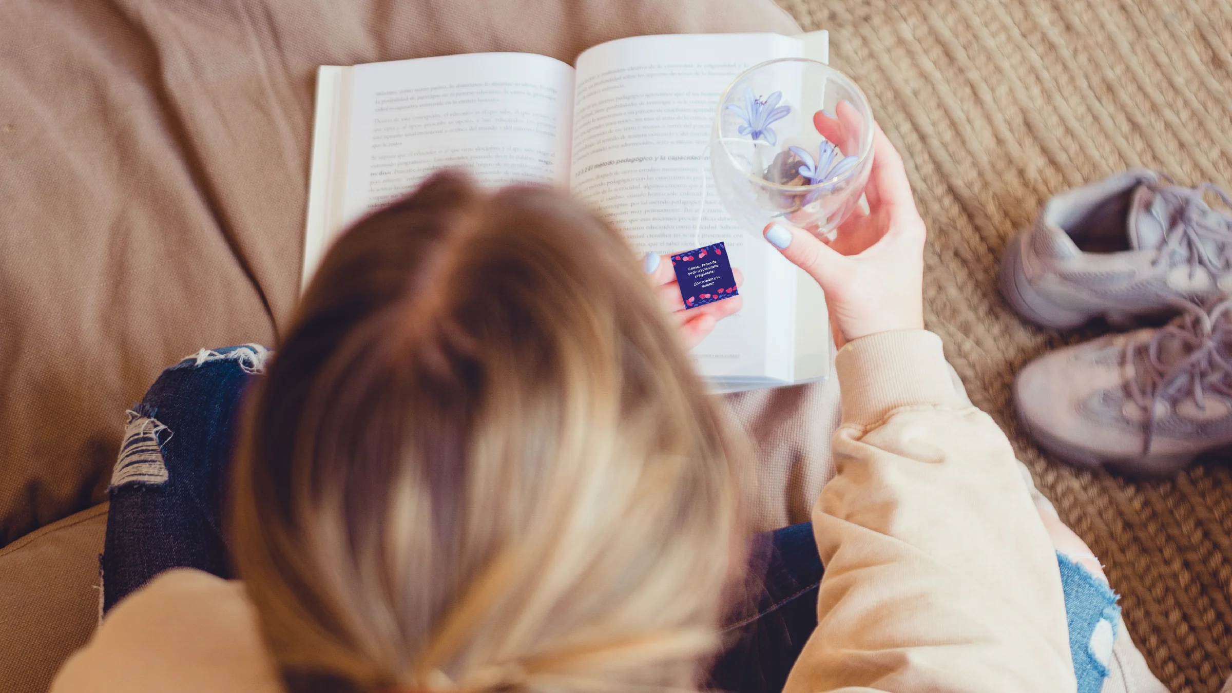 Propúlsate – momento de lectura con una infusión